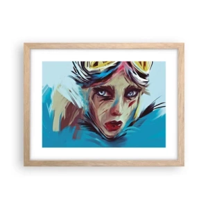 Poster in light oak frame - Road Mistress - 40x30 cm