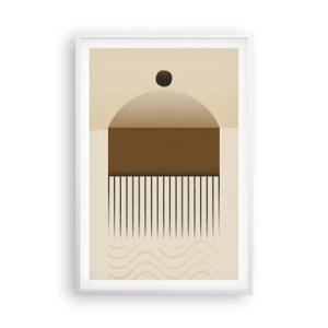 Poster in white frmae - Different States - 61x91 cm