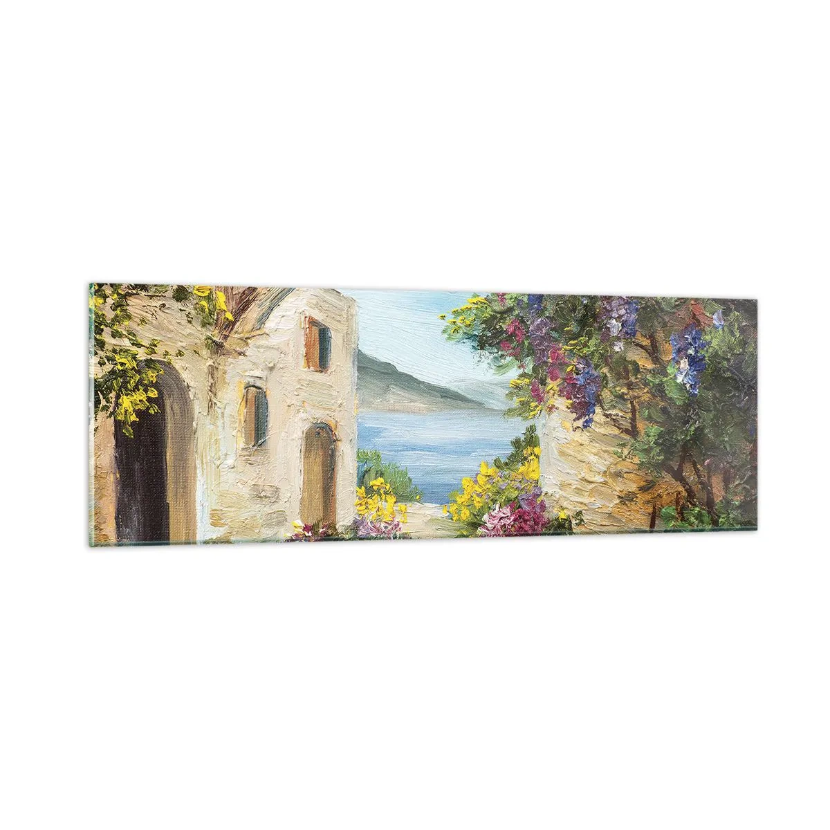 Glass picture - Charm of a Sea Province - 90x30 cm