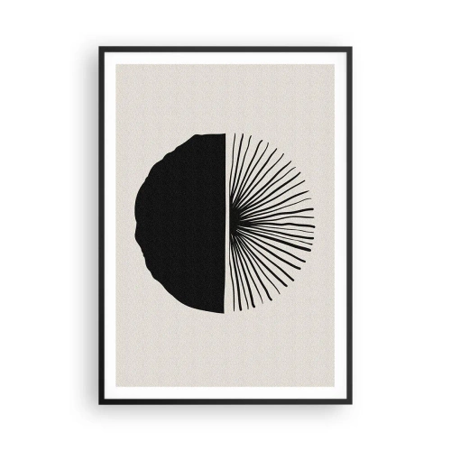 Poster in black frame - Fan of Possibilities - 70x100 cm