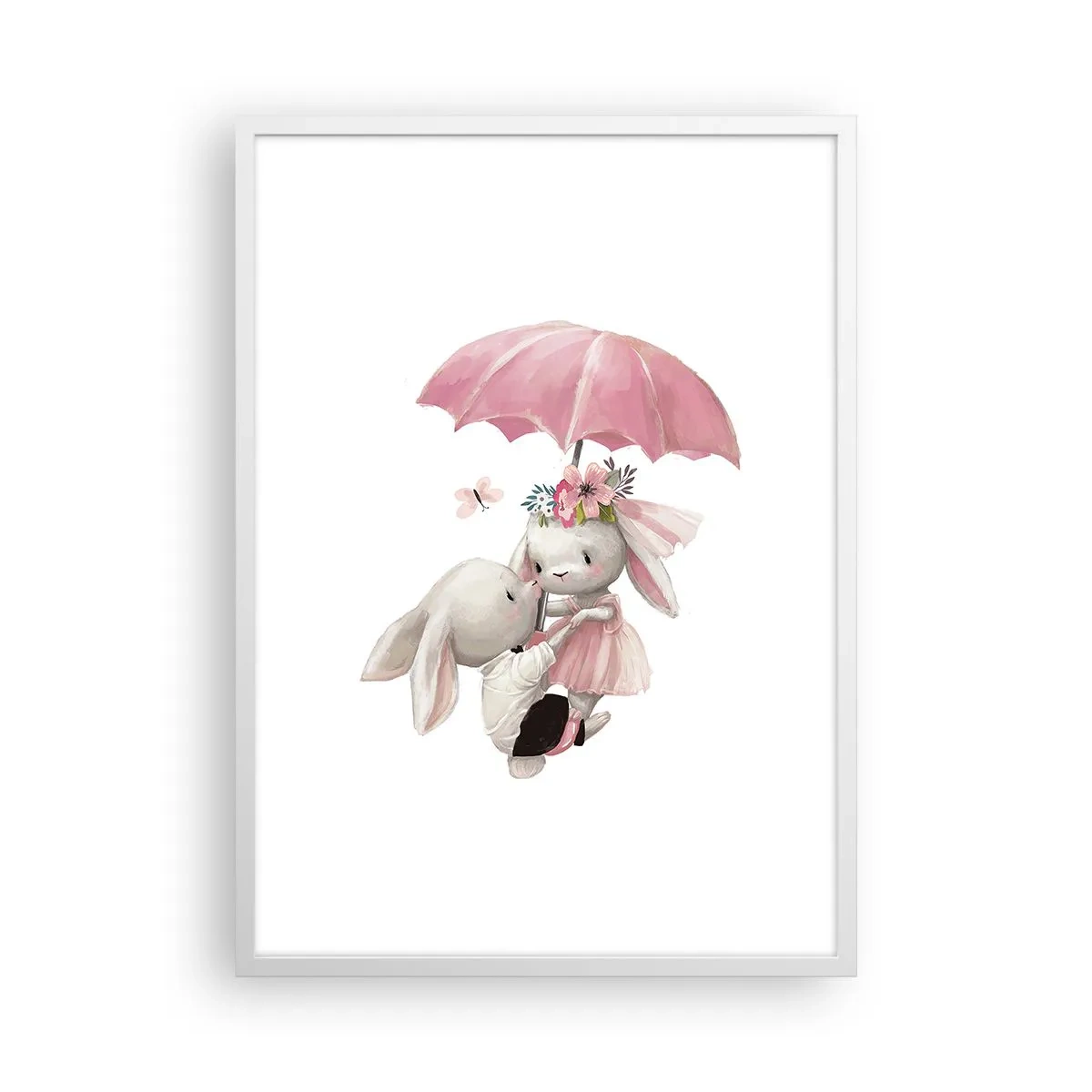 Poster in white frmae - This Is Love - 50x70 cm