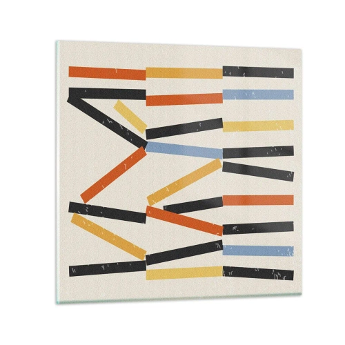 Glass picture - Horizontal Composition - 70x70 cm