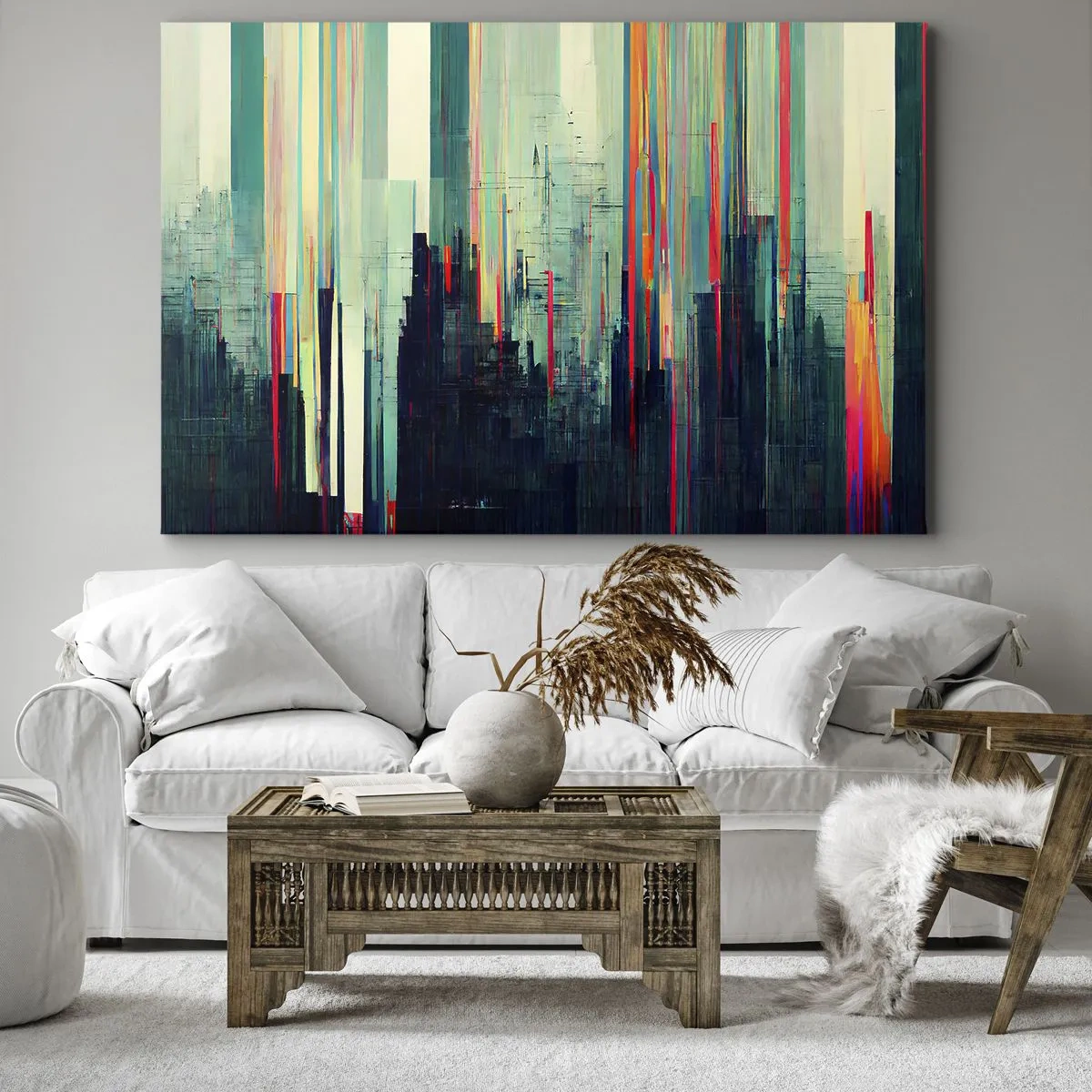 Canvas picture - Futuristic City - 100x70 cm