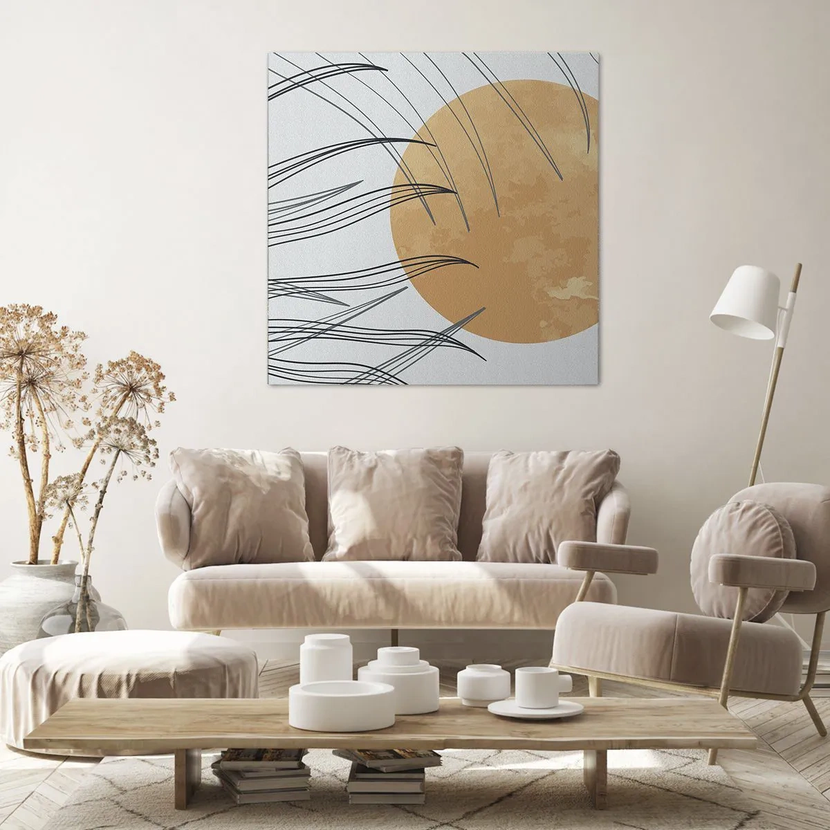 Canvas picture - Always Towards the Sun - 40x40 cm