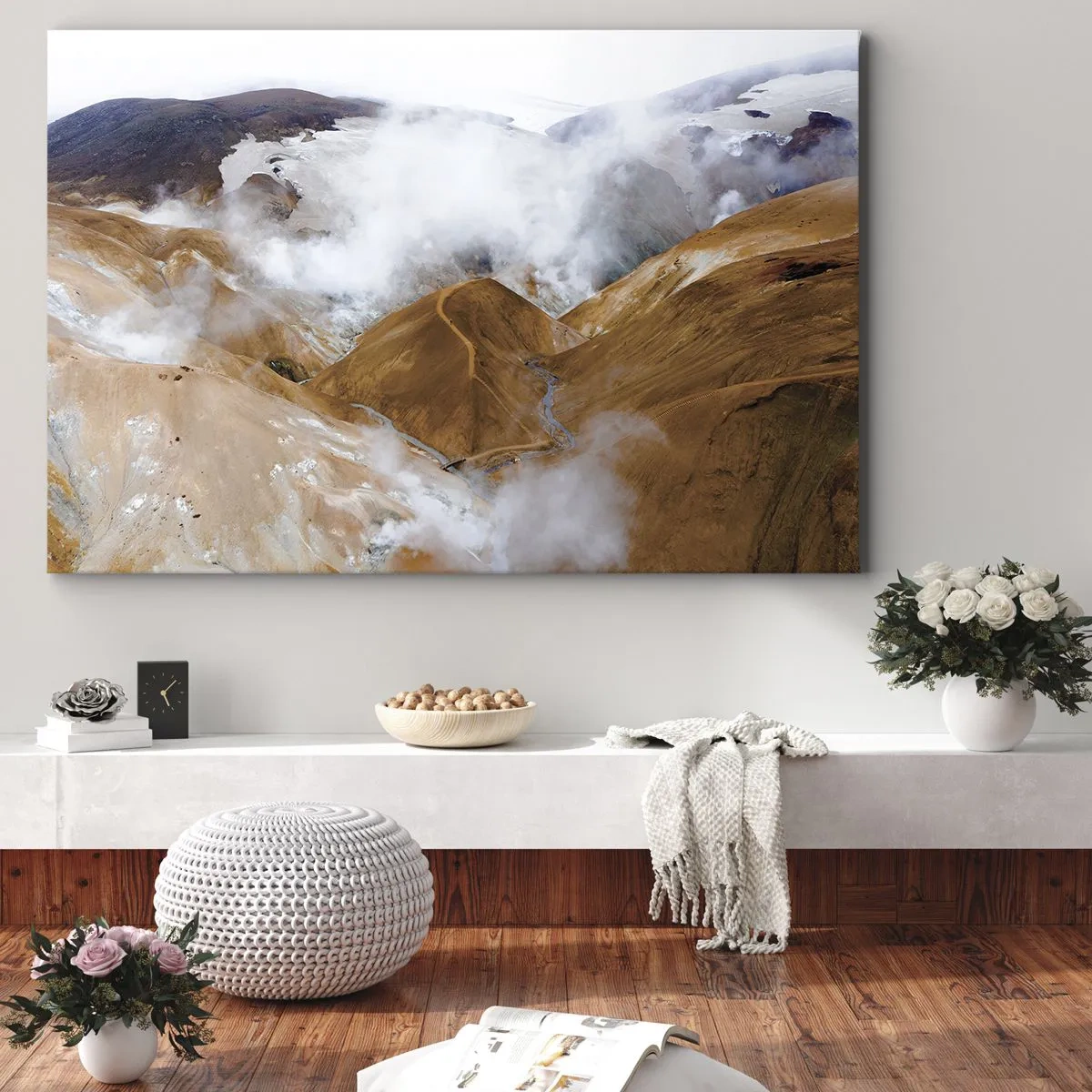 Canvas picture - Severe Beauty of Iceland - 120x80 cm