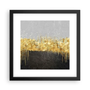 Poster in black frame - In and Up - 30x30 cm