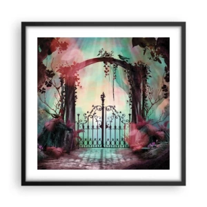 Poster in black frame - Secret Garden - 50x50 cm