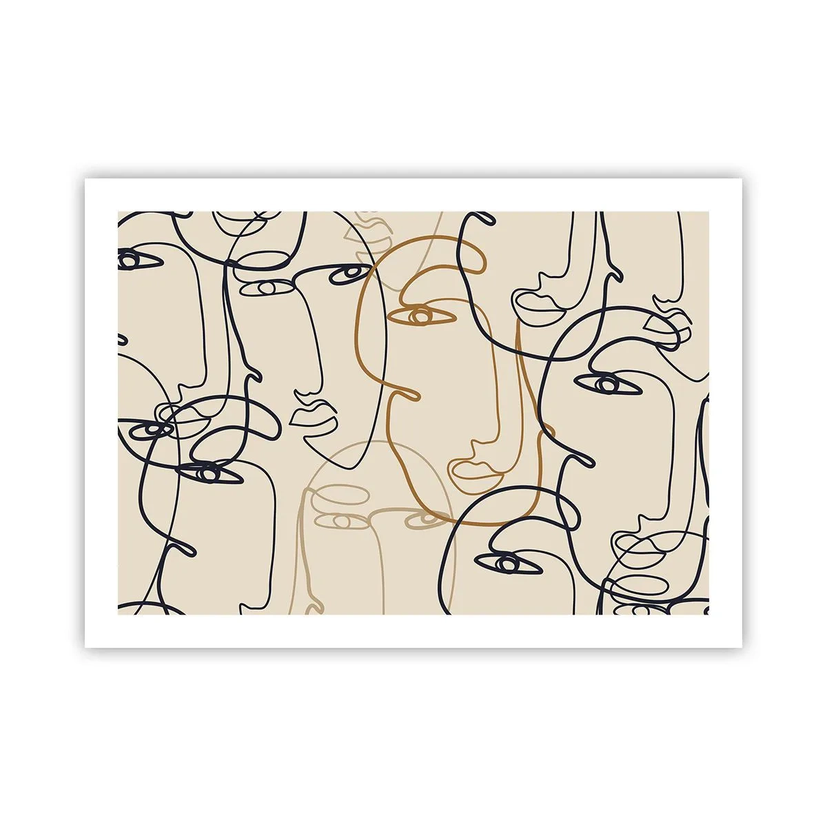 Poster - Multiplied Portrait - 70x50 cm