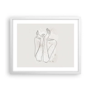 Poster in white frmae - Dreamful Moment - 50x40 cm