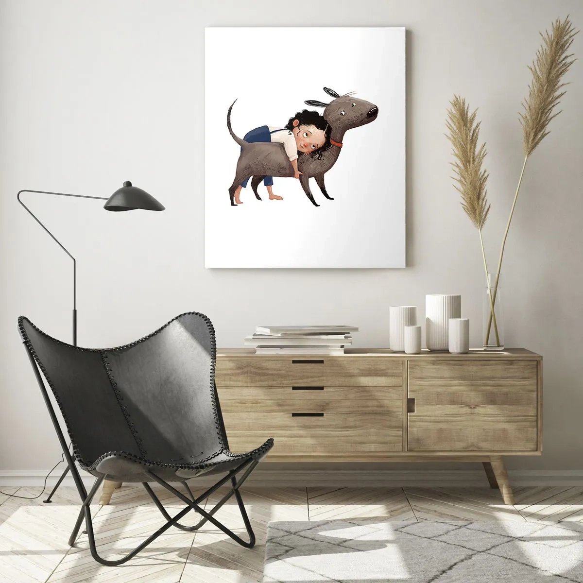 Glass picture - Best Friends - 50x70 cm