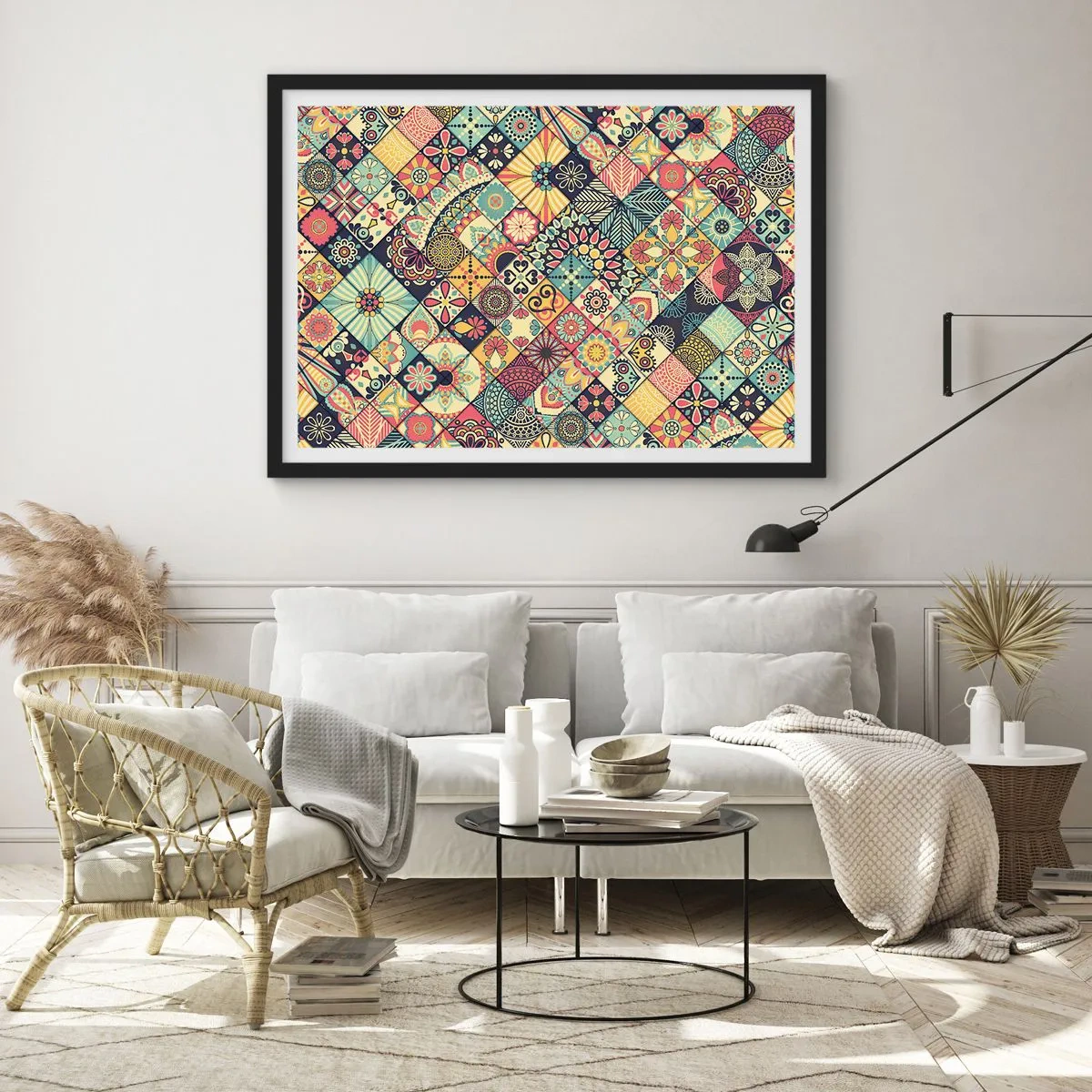 Poster in black frame - Moroccan Style - 70x50 cm