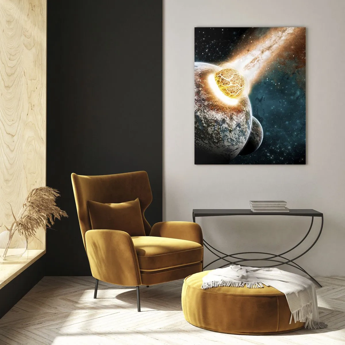 Glass picture - Demise or Birth? - 50x70 cm