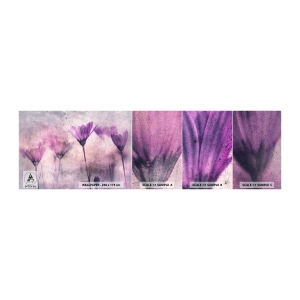 Photo Wallpaper Sample Standard Eco - Dream of Flowers - Flowers, Piece, Garden - 100x30 cm
