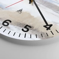 Clock face with numbers