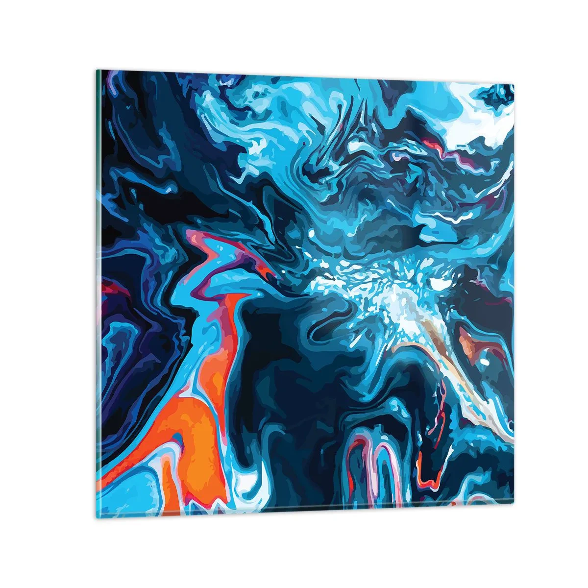 Glass picture - Into the Interior of the Sky - 70x70 cm