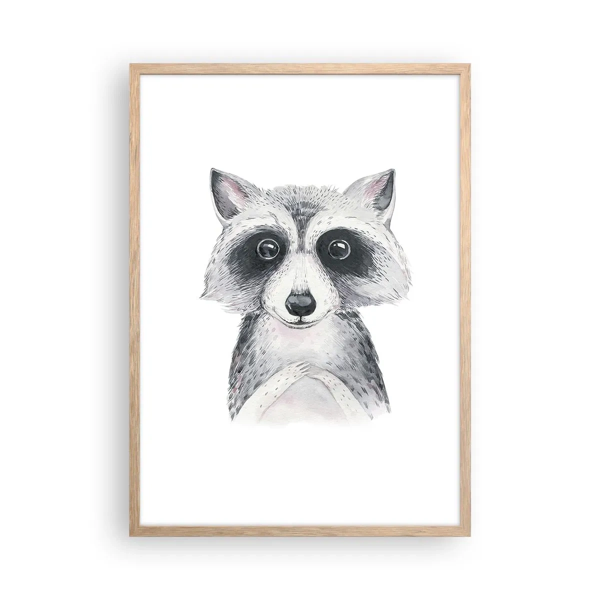 Poster in light oak frame - Emotional Moment - 50x70 cm