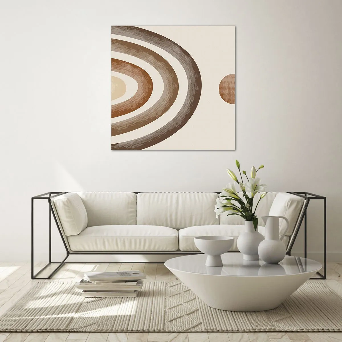 Glass picture - In a Distant Galaxy - 30x30 cm