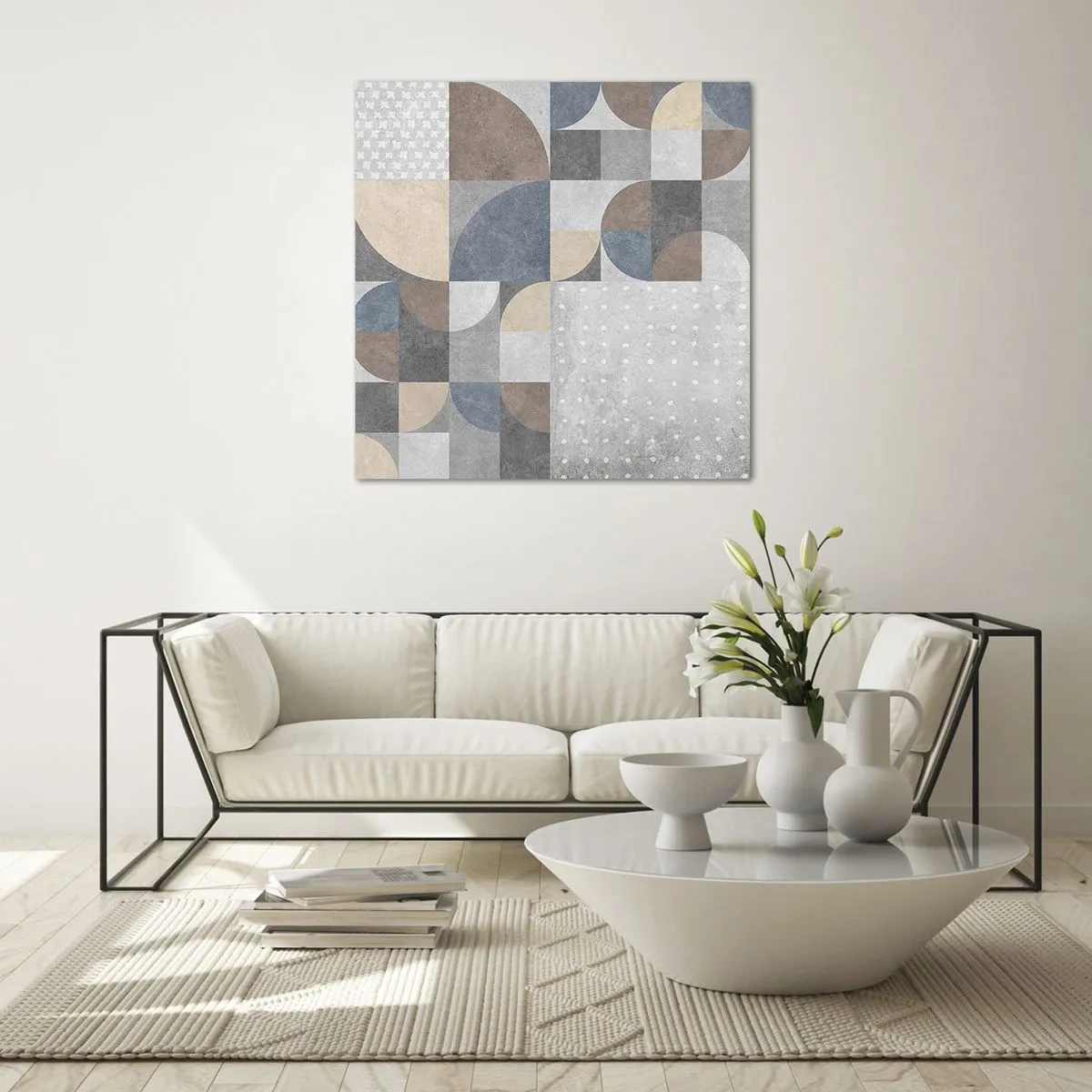 Glass picture - Ceramic Fantasy - 60x60 cm