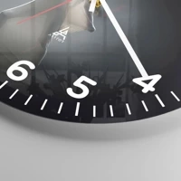 Clock face with numbers