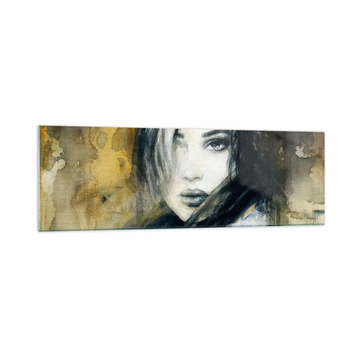 Glass picture - More Innocent or Sensual? - 160x50 cm