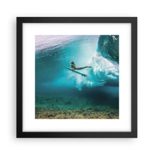 Poster in black frame - Undewater World - 30x30 cm