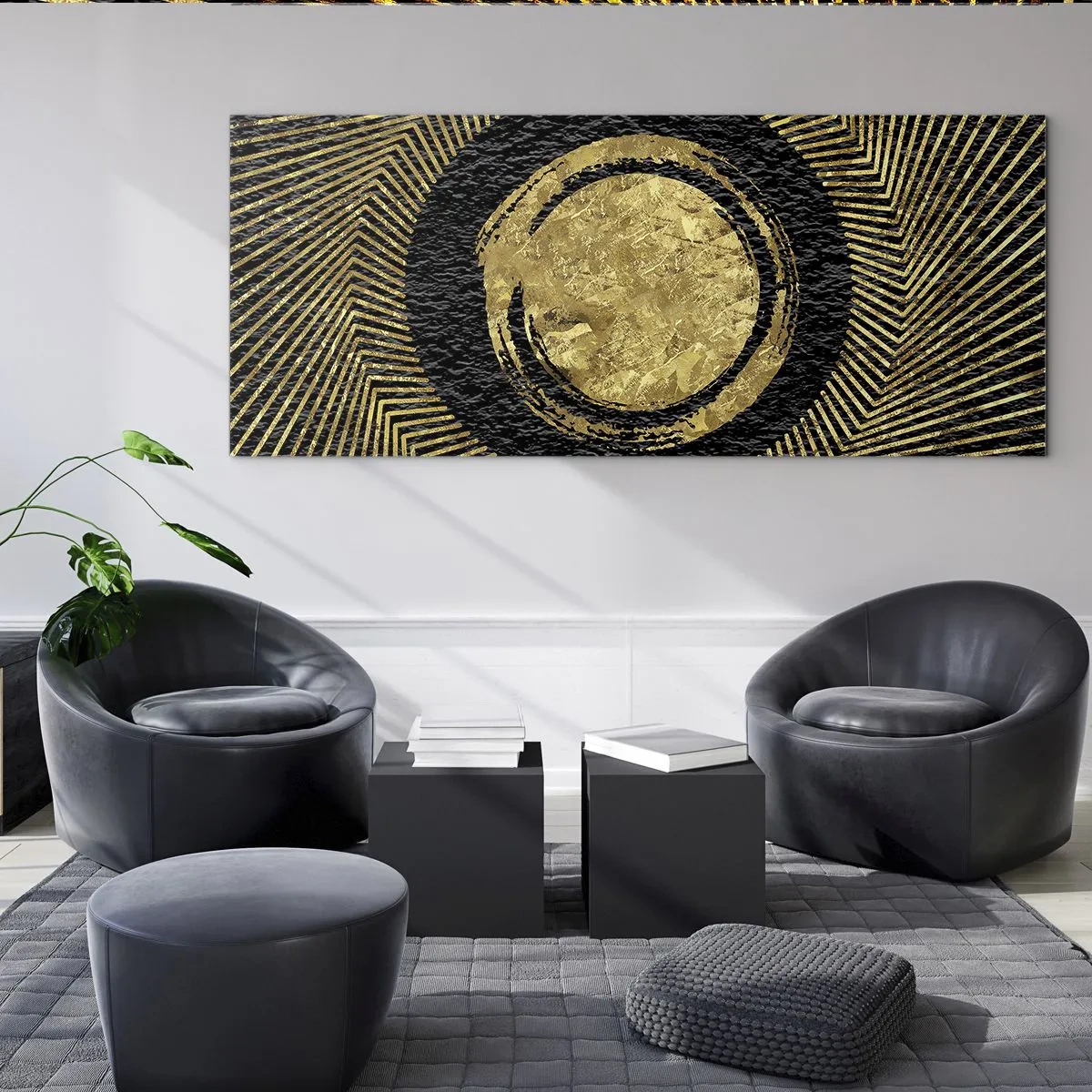 Glass picture - Composition Glamour - 100x40 cm