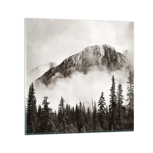 Glass picture - Granite Ruler - 50x50 cm