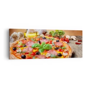 Canvas picture - With a Real Italian Flavouring - 140x50 cm