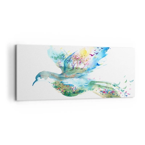 Canvas picture - On The Wings Of Nature - 100x40 cm