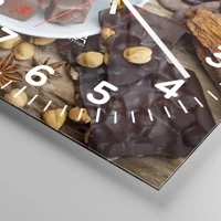 Clock face with numbers