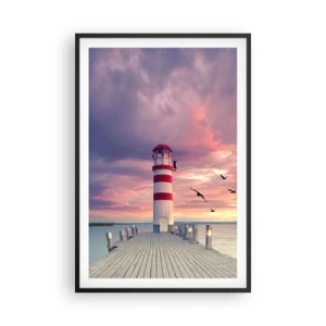 Poster in black frame - Time for Port - 61x91 cm