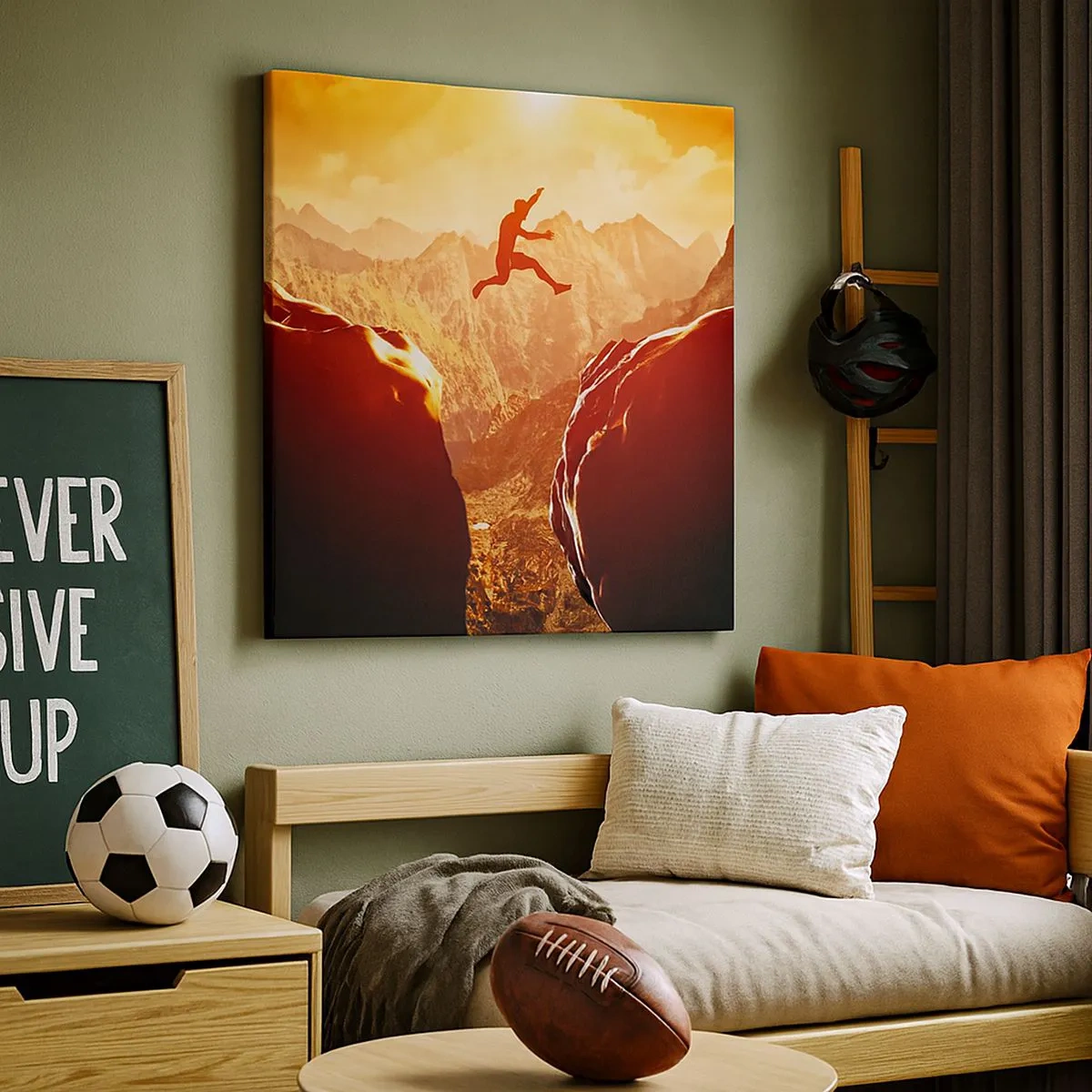 Canvas picture - Crossing Borders - 30x30 cm