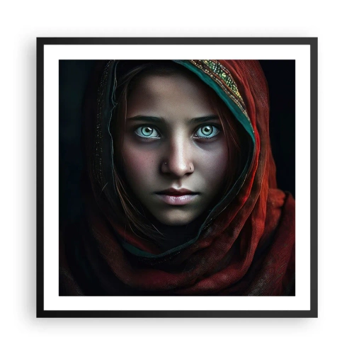 Poster in black frame - Eastern Princess - 60x60 cm
