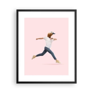 Poster in black frame - Pinch of Absurd - 40x50 cm