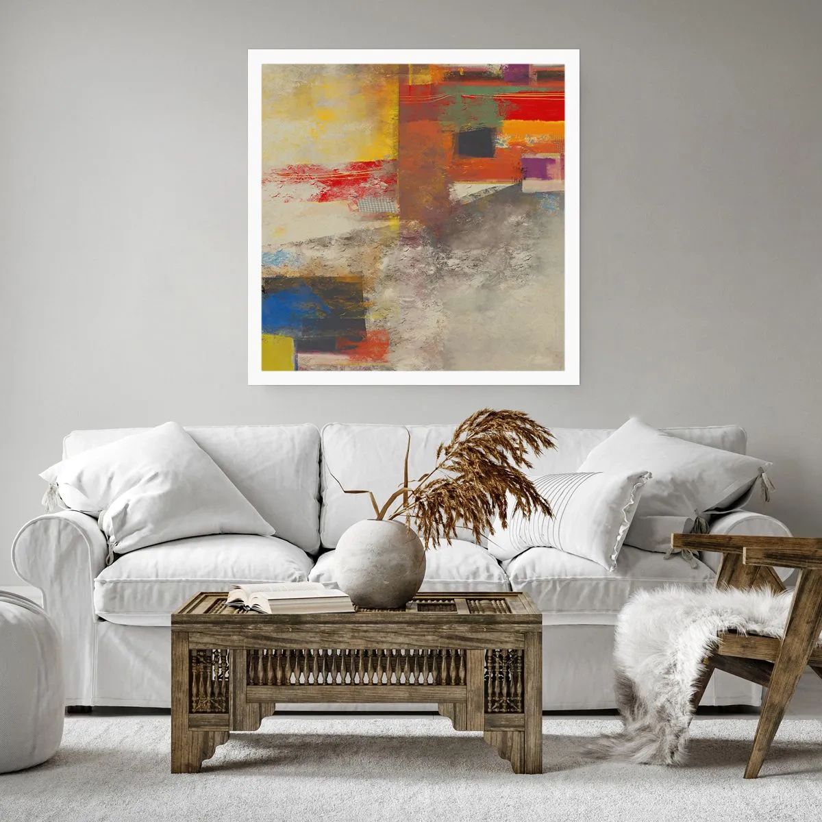 Poster - Geometry of Colours - 30x30 cm