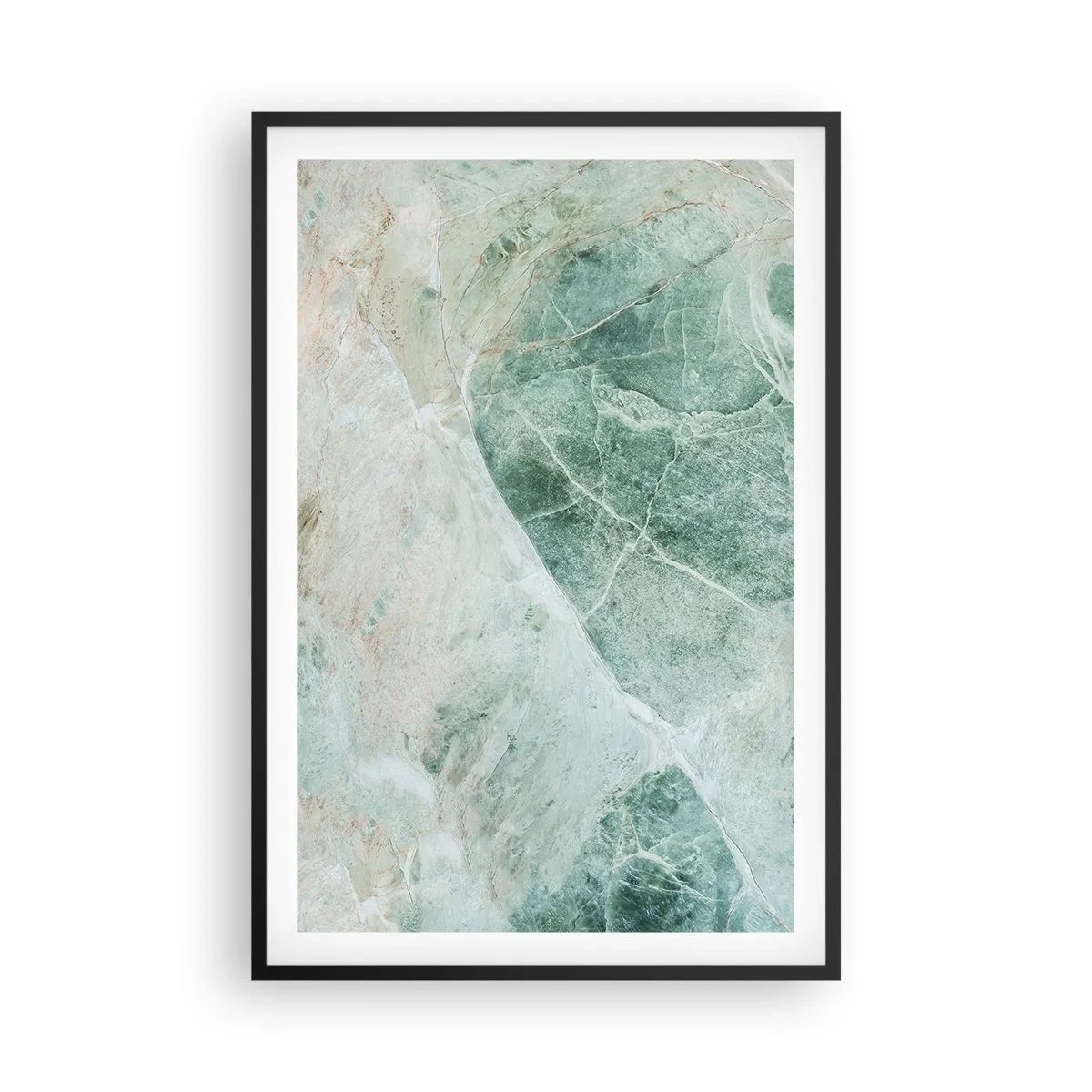 Poster in black frame - Noble Coolness of a Stone - 61x91 cm