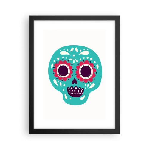 Poster in black frame - Life - Fun Until You Die - 30x40 cm