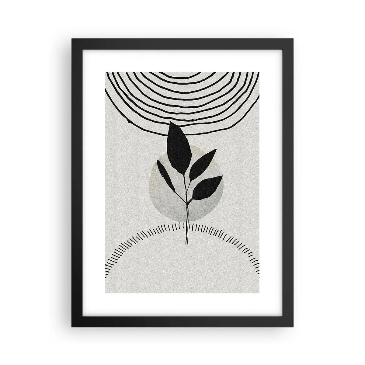 Poster in black frame - Composition: Rituals of Nature - 30x40 cm