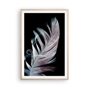 Poster in light oak frame - Think about Touch - 61x91 cm
