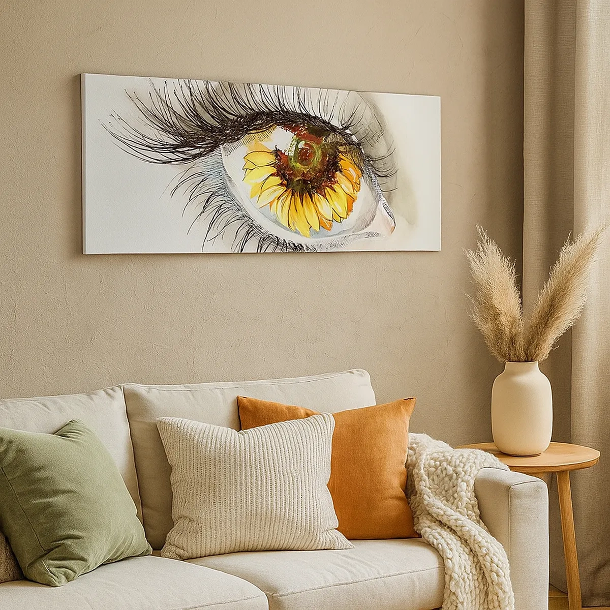 Canvas picture - Look Hot As a Summer - 30x30 cm