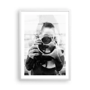Poster in white frmae - Creator and the Creation - 50x70 cm