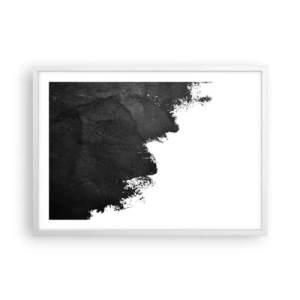 Poster in white frmae - Elements: Earth - 70x50 cm