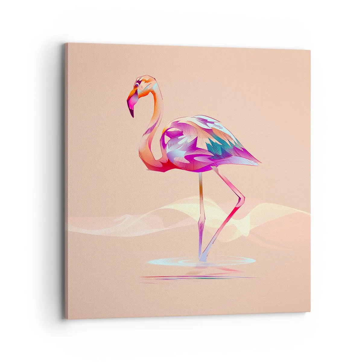Canvas picture - Bird of Good Emotions - 70x70 cm
