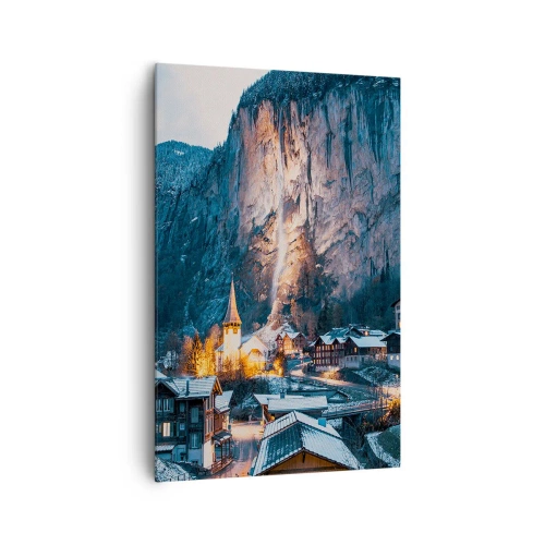 Canvas picture - Sparkling Winter Spirit - 80x120 cm