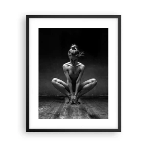 Poster in black frame - Concentration of Dancing Energy - 40x50 cm