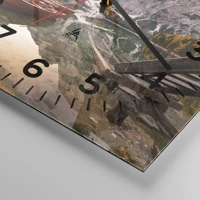 Clock face with numbers