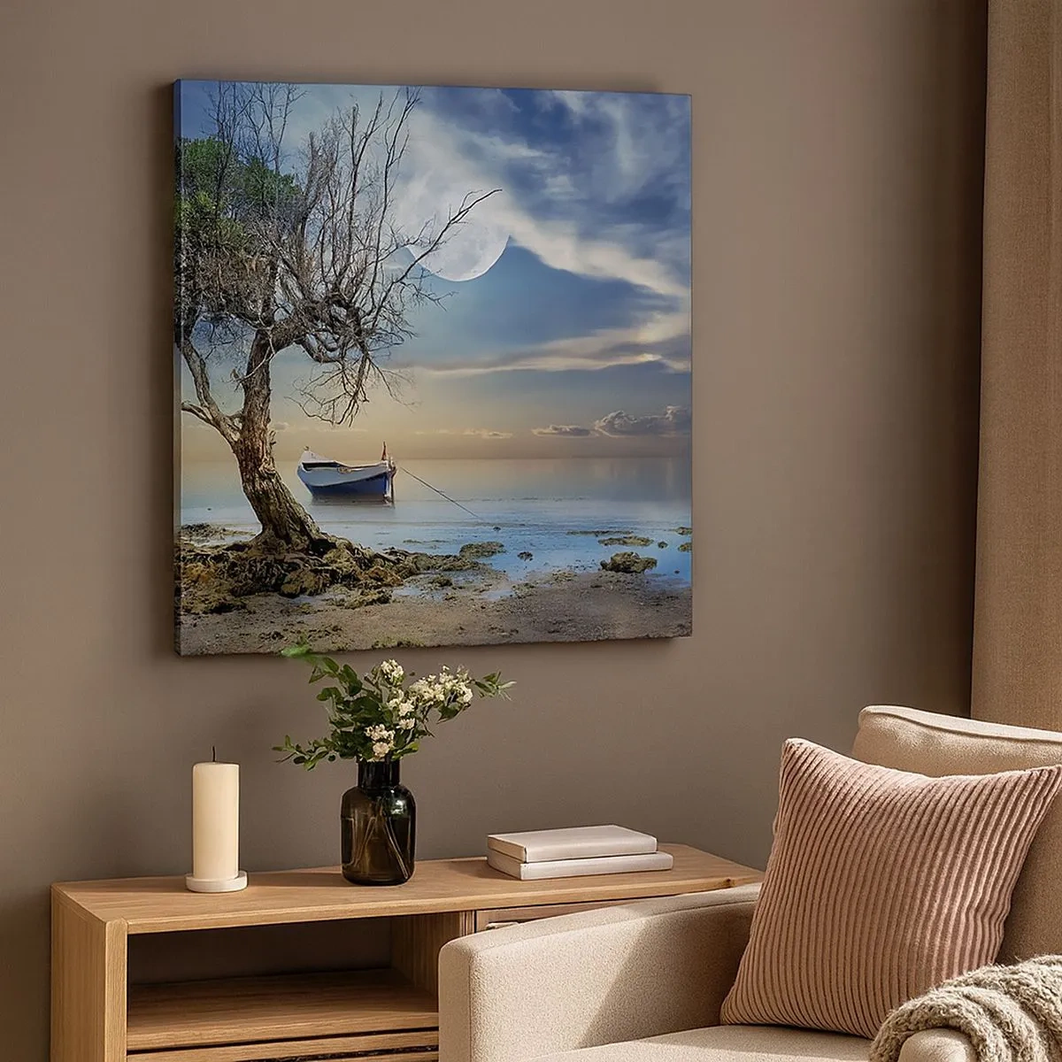 Canvas picture - Is this the Beginning or the End? - 30x30 cm