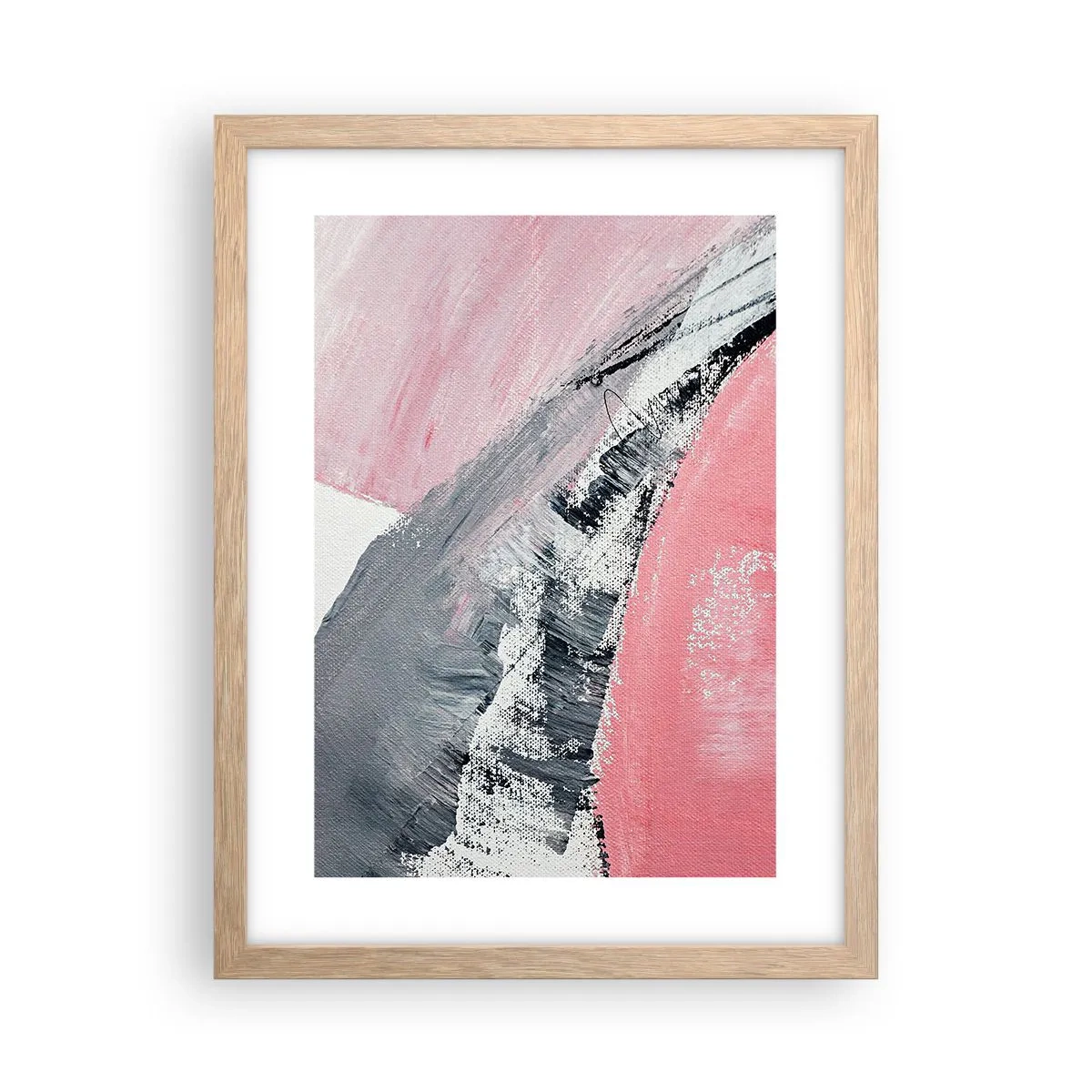 Poster in light oak frame - Fitted Composition - 30x40 cm