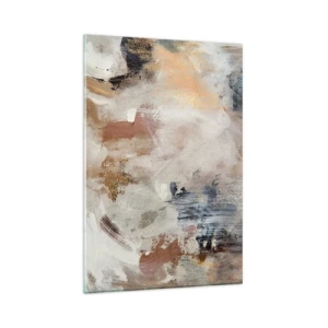 Glass picture - Foggy Abstract - 80x120 cm