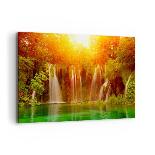 Canvas picture - In the Sun and in the Shade - 120x80 cm